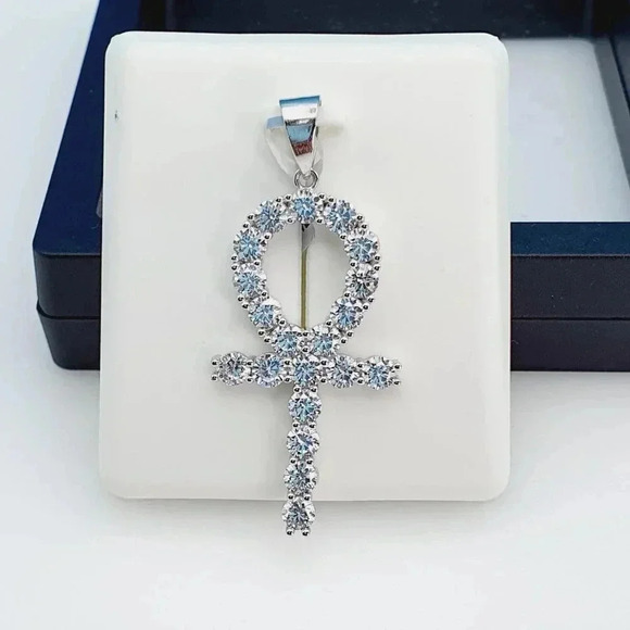 "925 Sterling Silver Cubic Zirconia Pendant, UU1P6A6002 - Picture 9 of 10